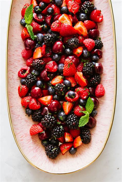 Summer Cherry Berry Fruit Salad Keep It Cool And Light With This