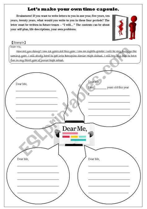 Make Your Own Time Capsule Esl Worksheet By Elviscan