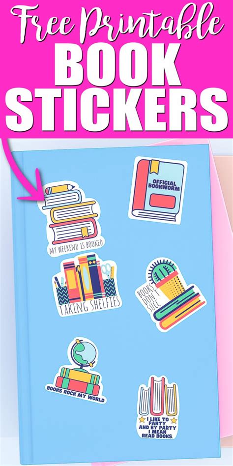 Book Stickers Free Printable Stickers For Book Lovers In 2021 Free
