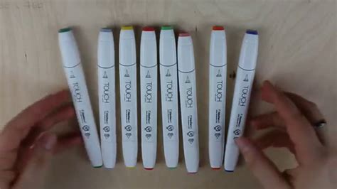 What paper works best with copics? Perfect Copic alternative? Touch Twin Brush Markers - YouTube