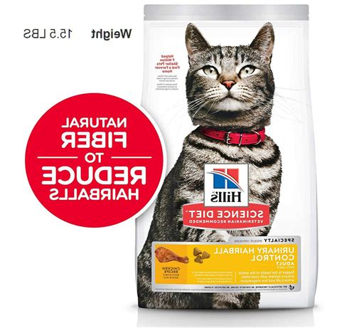 Best cat food for hairball control to buy Hill's Science Diet Adult Urinary Hairball Control C