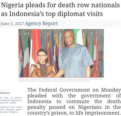 Relevantly, the study of drug trafficking from human security perspective represents a significant shift from the mainstream paradigm which focuses more on state centric rather than individual human being. 2 Nigerian Students Sentenced To Death In Malaysia For ...