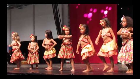 Hula Dance By Children Youtube