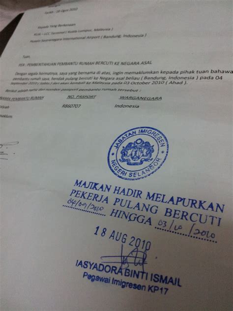 Salinan sah (seksyen 383, ktn). GOLD FINGER: Bibik Nak Balik Indon