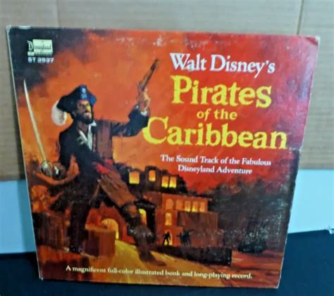 Walt Disneys Pirates Of The Caribbean Lp Disneyland 1968 St3937