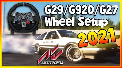 Logitech G29 G923 Setup Guide For Assetto Corsa 2021 YouTube