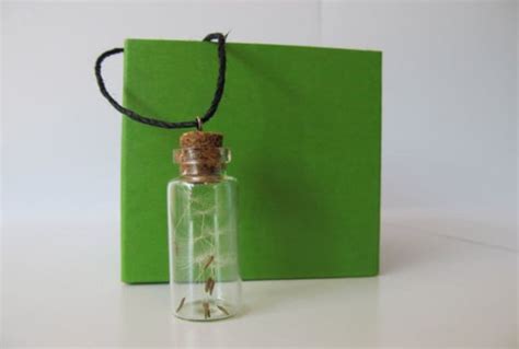 Make A Dandelion Wish Bottle Necklace By Sherefalls