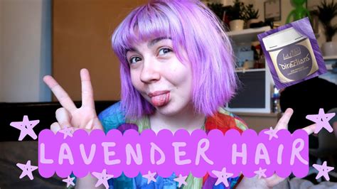 Dying My Hair Purple With Directions Lavender Youtube