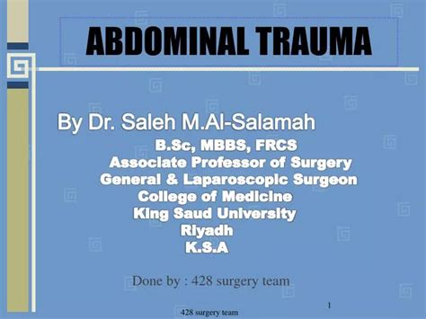 Ppt Abdominal Trauma Powerpoint Presentation Free Download Id4535148