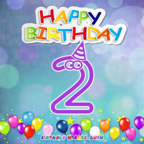 Happy 2nd Birthday Wishes For Baby Girl Or Boy Birthday Wishes Guru