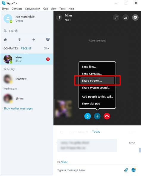 Heres How To Share Your Screen On Skype Whatever Version You Use