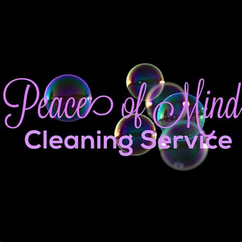 Peace of mind cleaning