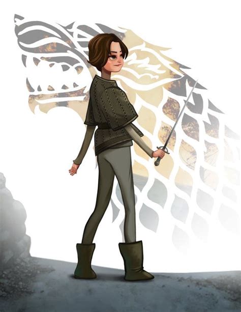 Arya Stark From Game Of Thrones Song Of Ice And Fire By Leann Hill