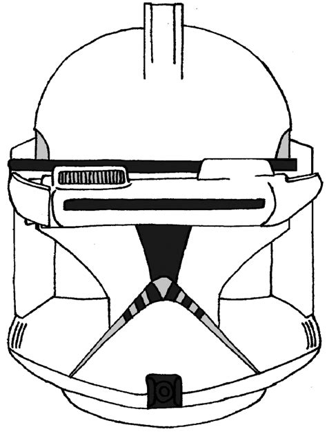 Clone Trooper Helmet Drawing At Getdrawings Free Download