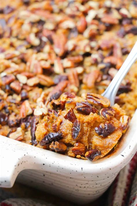 This Sweet Potato Casserole With Pecans Is The Perfect Holiday Dish