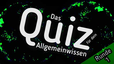 Quiz Allgemeinwissen Runde 1 Multiple Choice Deutsch Youtube