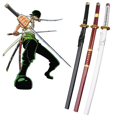 One Piece Roronoa Zoro Three Sword Style Cosplay Wooden Weapons Op Ac