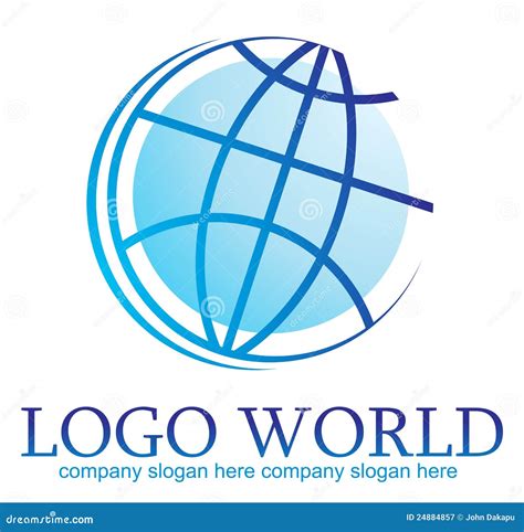 World Logo Cartoon Vector 26853791