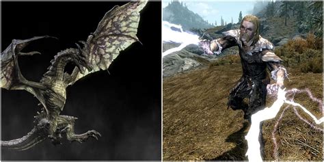 Skyrim How To Beat A Legendary Dragon As A Mage Game Rant