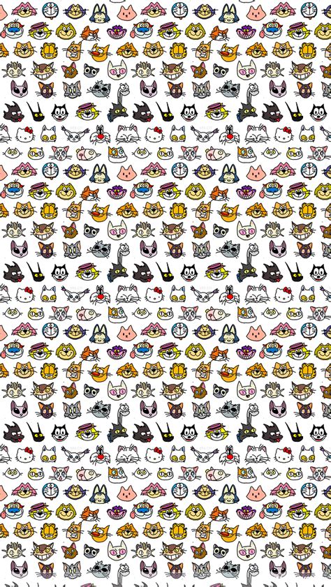 75 Cartoon Cat Wallpaper On Wallpapersafari