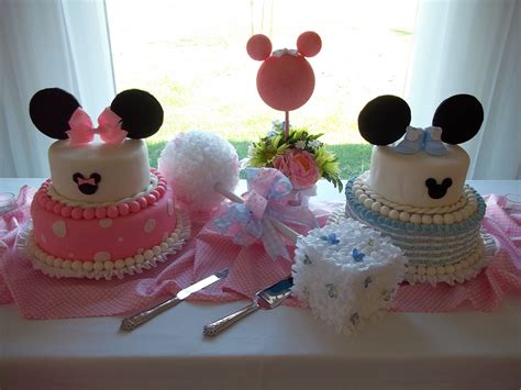 Refine by | top brands. Baby Shower Mickey & Minnie Cakes at Bristow Manor ...