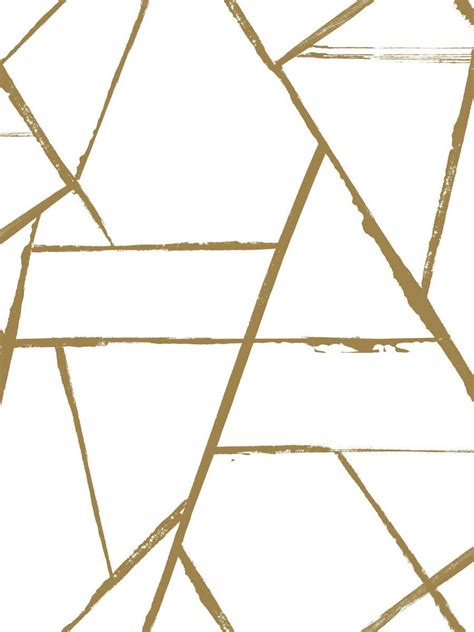 Sample Intersect Gold Metallic Wallpaper From Carol Benson Cobb