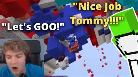 Tommyinnit Kills An Entire Team In Sky Battle Multiple Povs Youtube