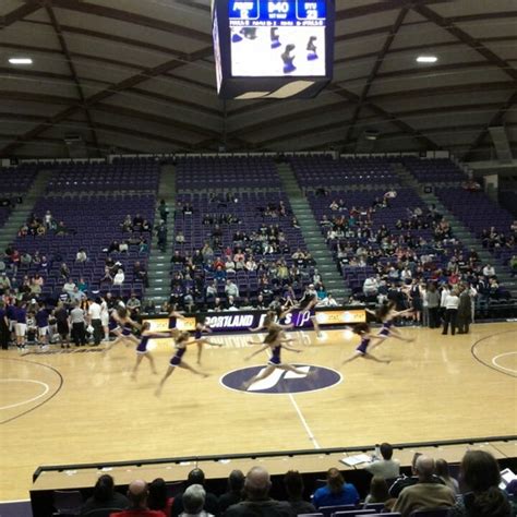 Chiles Center College Basketball Court In Portland