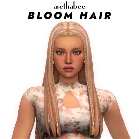 Bloom Hair Files The Sims 4 Create A Sim Curseforge