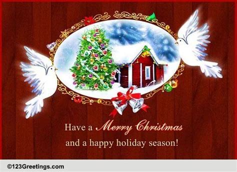 Peace Love And Joy On Christmas Free Spirit Of Christmas Ecards 123