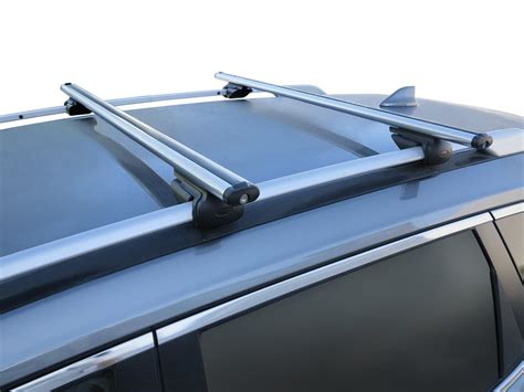 2x Silver Cross Bars Roof Racks For Mg Zs 2017 2021 With Raised Roof