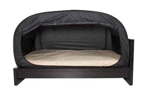 Privacy Pop Bed Tent Full Bunk Black Furniture Beds