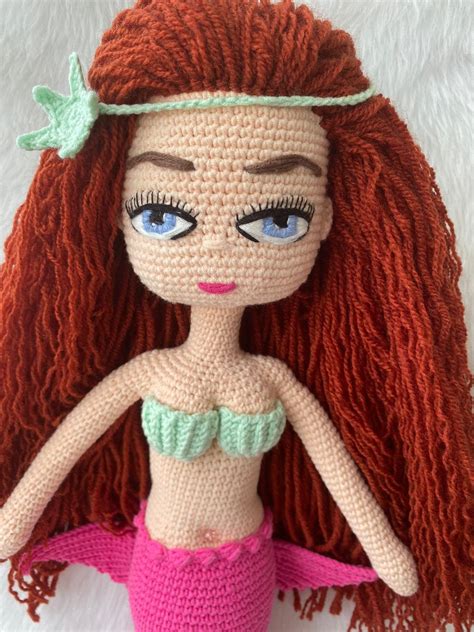 Amigurumi Mermaid Cute Mermaid Mermaid Toy Crochet Mermaid Etsy