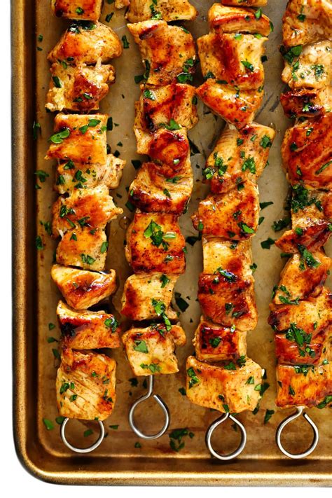 Grilled Chicken Kabob Recipes Setkab Com
