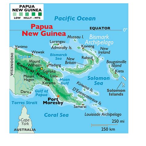 Mapas De Papúa Nueva Guinea Atlas Del Mundo