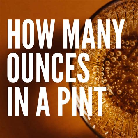 How Many Ounces In A Pint Easy Conversion Almostnordic