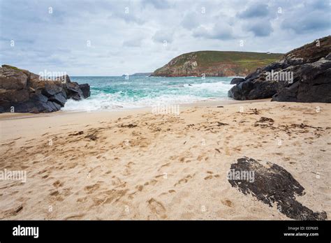 The Remote Fishing Cove At Portheras Cove Near Pendeen In Penwith