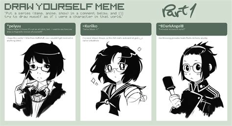 Draw Yourself Meme P1 By Hyunit On Deviantart