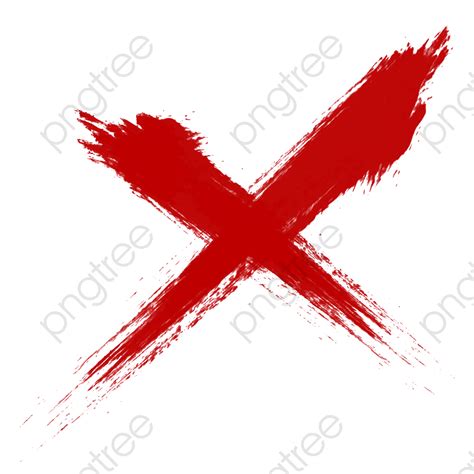 Red Paint Brushes Paint Clipart Red Cross On Png Transparent Image