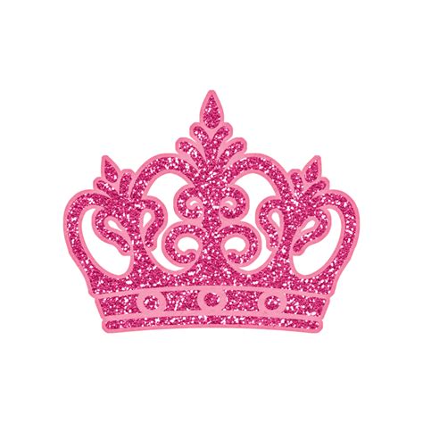 Mq Pink Glitter Crown Princess Sticker By Marras