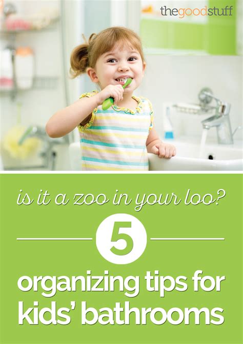 Is It A Zoo In Your Loo 5 Organizing Tips For Kids Bathrooms