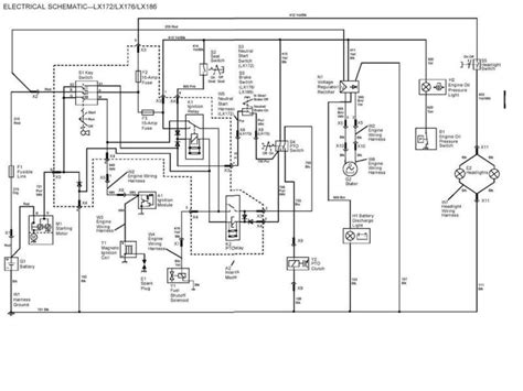 John Deere D105 Electrical Schematic