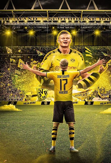 Erling braut håland (born 21 july 2000), anglicised to haaland , is a norwegian footballer who plays as a striker for bundesliga club borussia dortmund and the norway national team. Erling Braut Håland Borussia Dortmund | Bvb dortmund ...