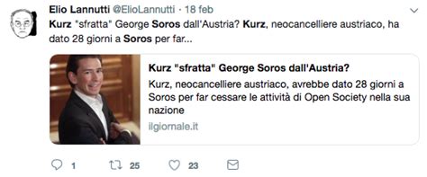 Check spelling or type a new query. Kurz e Soros in un turbine di bufale e politica. La fine ...