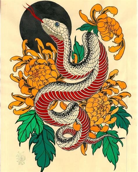 15 Traditional Japanese Snake Tattoo Designs Artofit