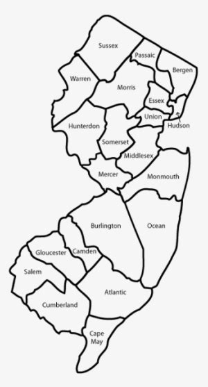 New Jersey Nj County Map