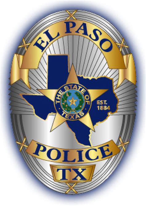 el paso police department badge el paso texas wall