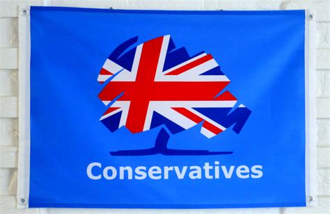 Conservative Party Flag Many Sizes And Fixings