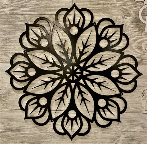 Mandala Flower Metal Art | Artful MetalWorx