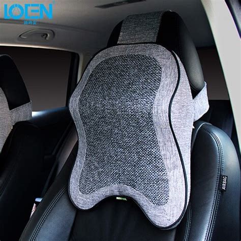 Buy Loen Leather Or Cotton 3d Car Seat Cover Neck